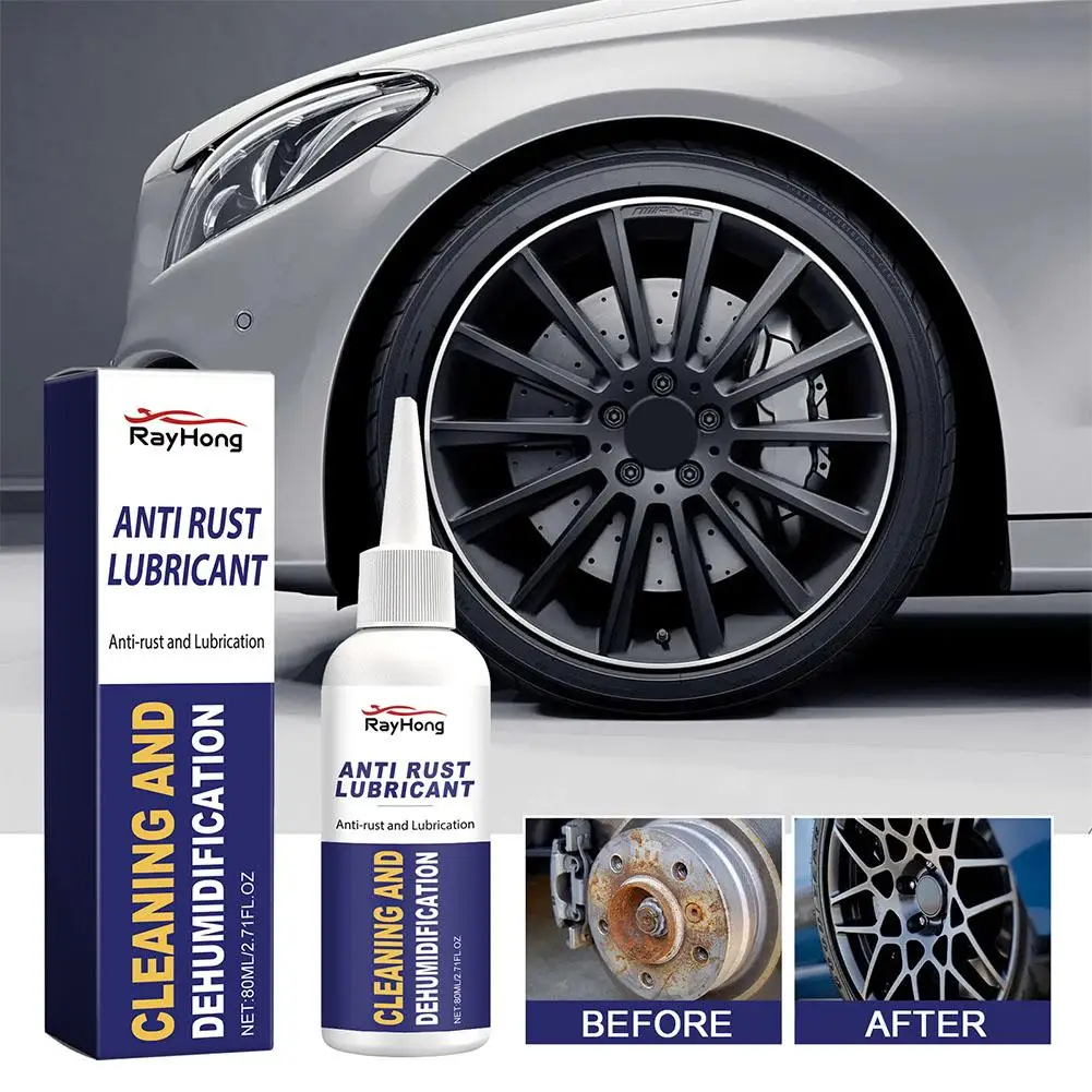 Iron Rust Removal Spray Antiruggine 500Ml Liquid Long Lasting Neutral Car Maintenance Supplies Con Asciugamano Per Automotive M Q7E3