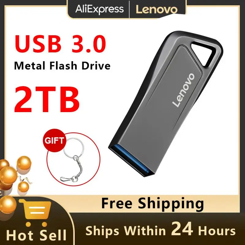 Lenovo 2-In-1 2Tb Pendrive Usb Stick Otg 128Gb Flash Drive Fino A 100 Mb/S 128Gb 1Tb 512Gb Usb Memory Stick Thumb Drive Per Pc
