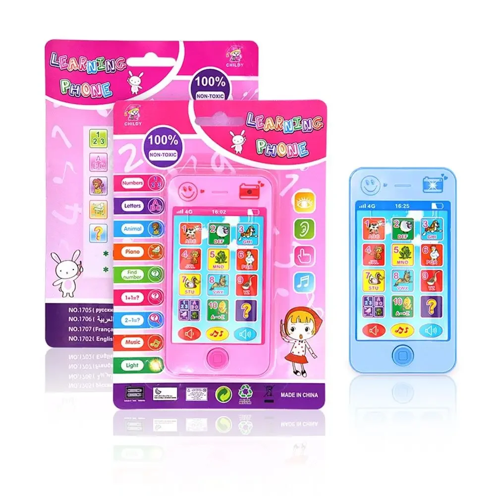 Bambini Baby English Language Abc Alphabet Music Math ,Early Learning & Education Macchine Didattiche Telefono Cellulare Telefon Toy