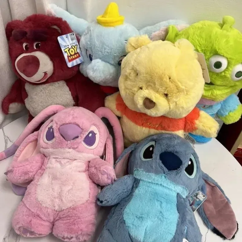 Originale Disney Stitch Angel Warm Hand Bottle Kawaii Strawberry Bear Winter Portable Pvc Hot Water Bottle Regalo Di Capodanno