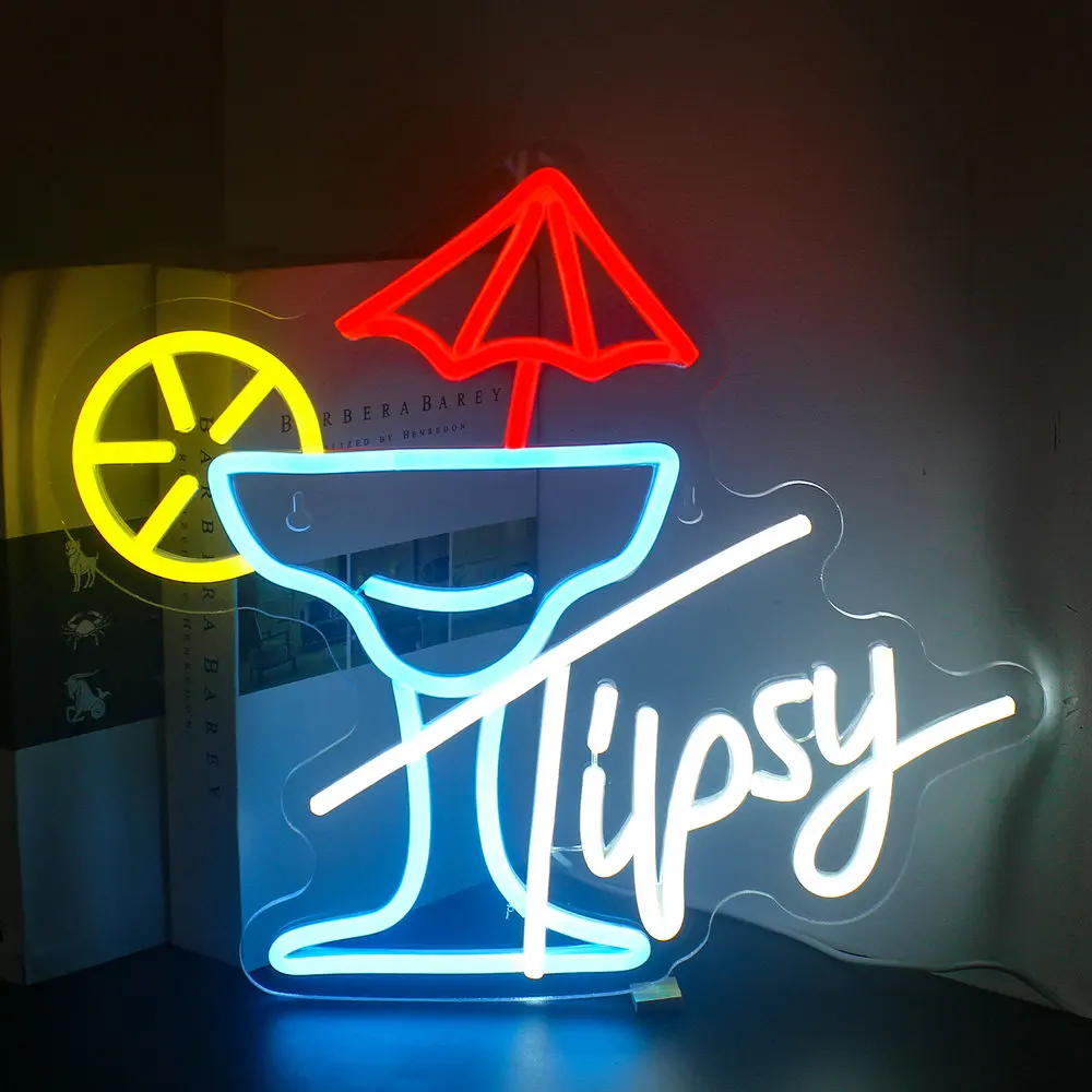 Cocktail Neon Light Room Led Sign For Wall Decor Neon Light Usb Powered Adatto Per Home Bar Shop Club Bistro Party Gift