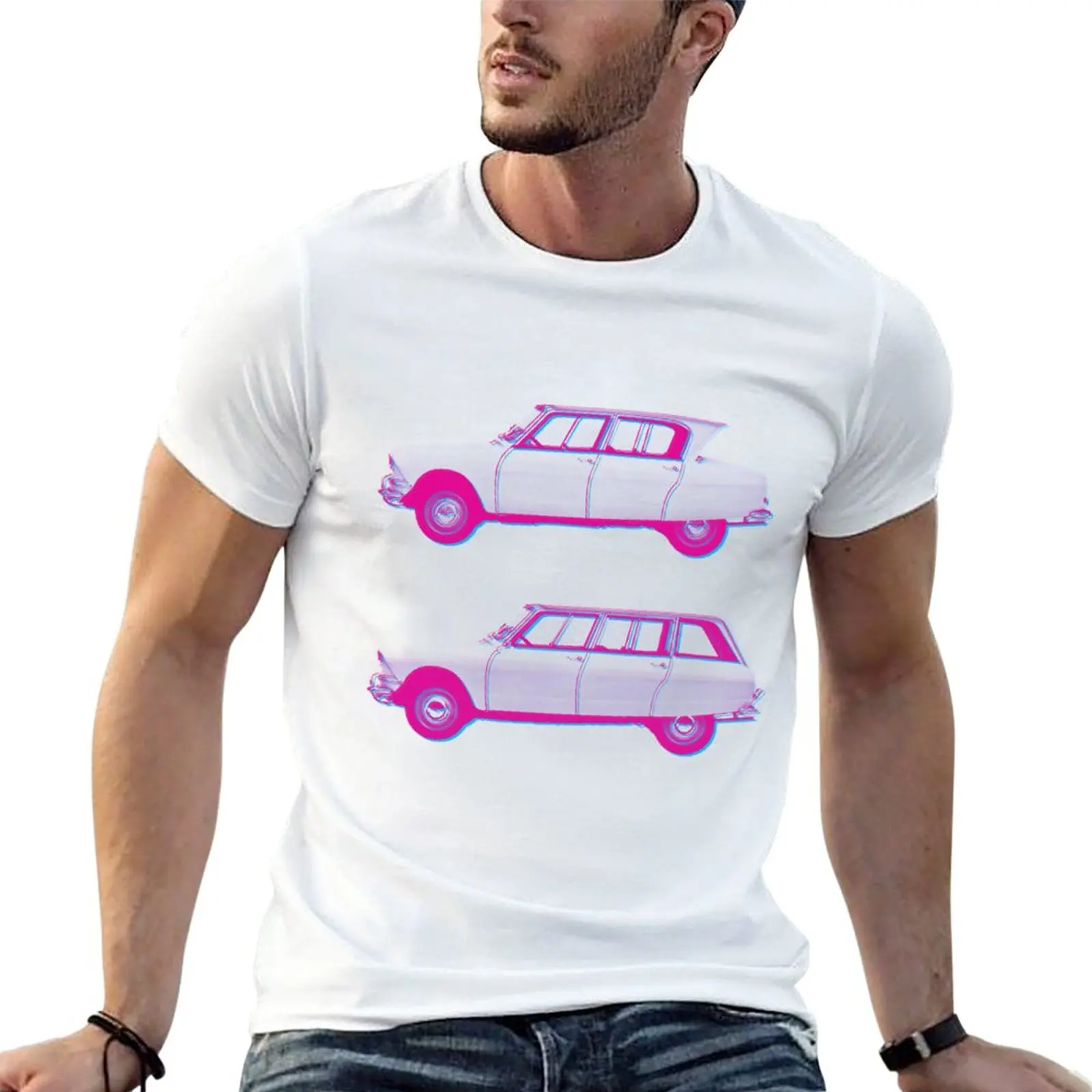 Citroen Ami 8 T-Shirt T Shirt Uomo Magliette Grafiche Magliette Pesanti Per Uomo