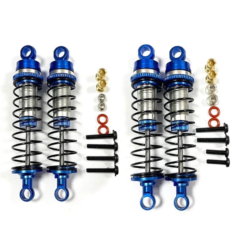 Ammortizzatore Ammortizzatore Anteriore E Posteriore In Metallo Per Losi 1/18 Mini-T 2.0 1/16 Mini-B Rc Truck Car Upgrade Parts, Blu