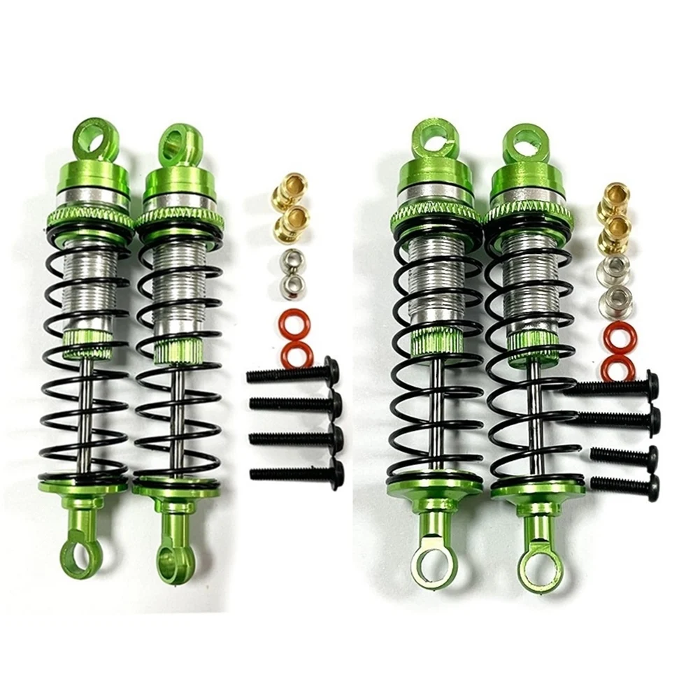 Ammortizzatore Ammortizzatore Anteriore E Posteriore In Metallo Per Losi 1/18 Mini-T 2.0 1/16 Mini-B Rc Truck Car Upgrade Parts, Verde