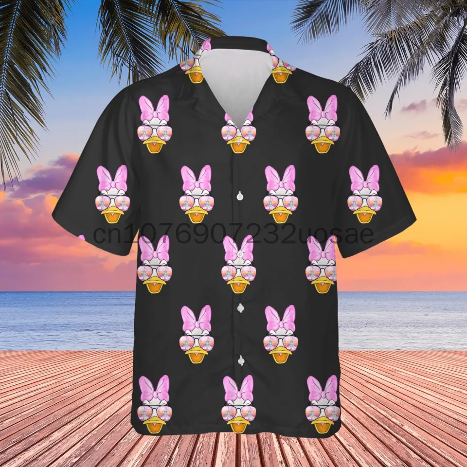 2024 New Disney Camicia Hawaiana Daisy Duck Camicia Hawaiana Disney World Hawaii Shirt Donald Duck Beach Party Shirts