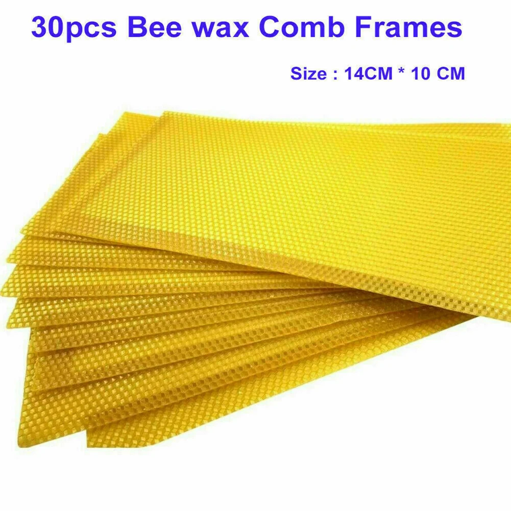 Bee Hive Wax Frames Mobili-Verniciatura Golden-Yellow Artigianato Miele X Giallo 354 Aroma A Nido D'Ape Conveniente