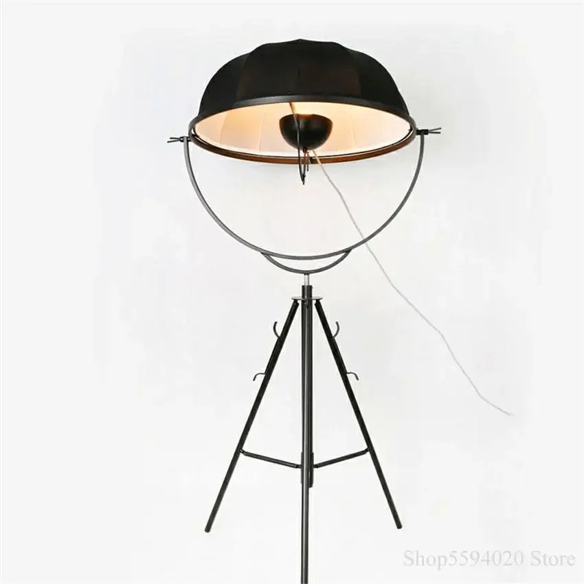 Loft Treppiede Lampada Da Terra A Led Lampada Da Terra Classica A Forma Di Satellite Regolabile Studio Fotografico Soggiorno Lampada Stand Lamparas De
