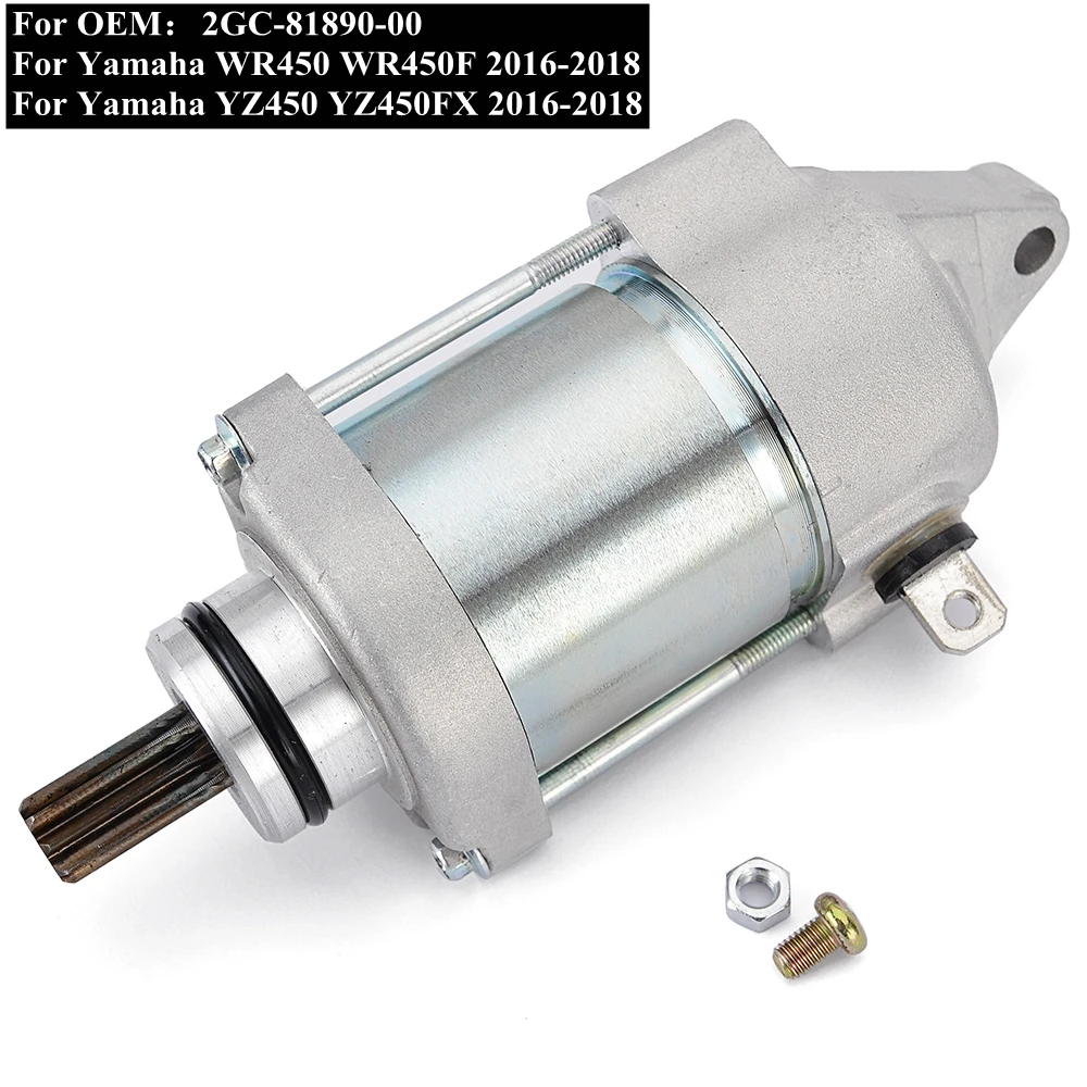 Per Yamaha Wr450 Yz450 2016-2018 Moto Starter Wr 450 Wr450F Yz450Fx 2016 2017 2018 Yz 450 Motore Di Avviamento Elettrico