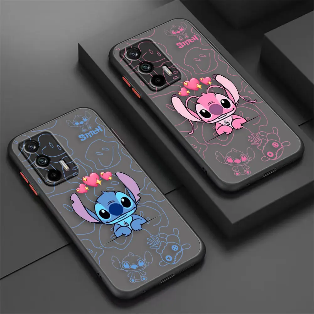 Lilo & Stitch Stitch Cartoon Matte Case Per Oppo Realme C20 C21 C30 C31 C33 C35 C53 C55 V25 X7 Xt Master Narzo 50 50I 50A Case