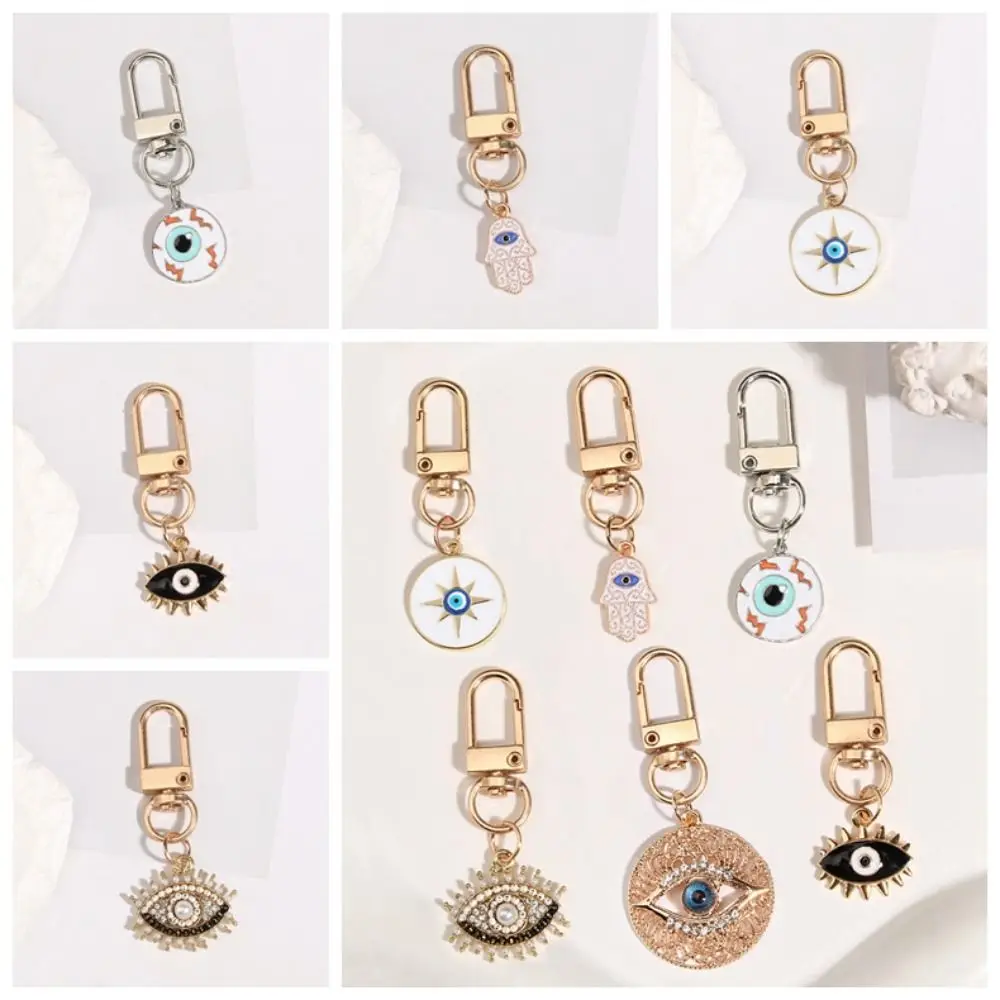 Portachiavi Indelebile Evil Eye Robusto Modello Classico Hamsa Portachiavi A Mano Fashion Vintage Style Eye Of Horus Portachiavi Bigiotteria Fai Da Te
