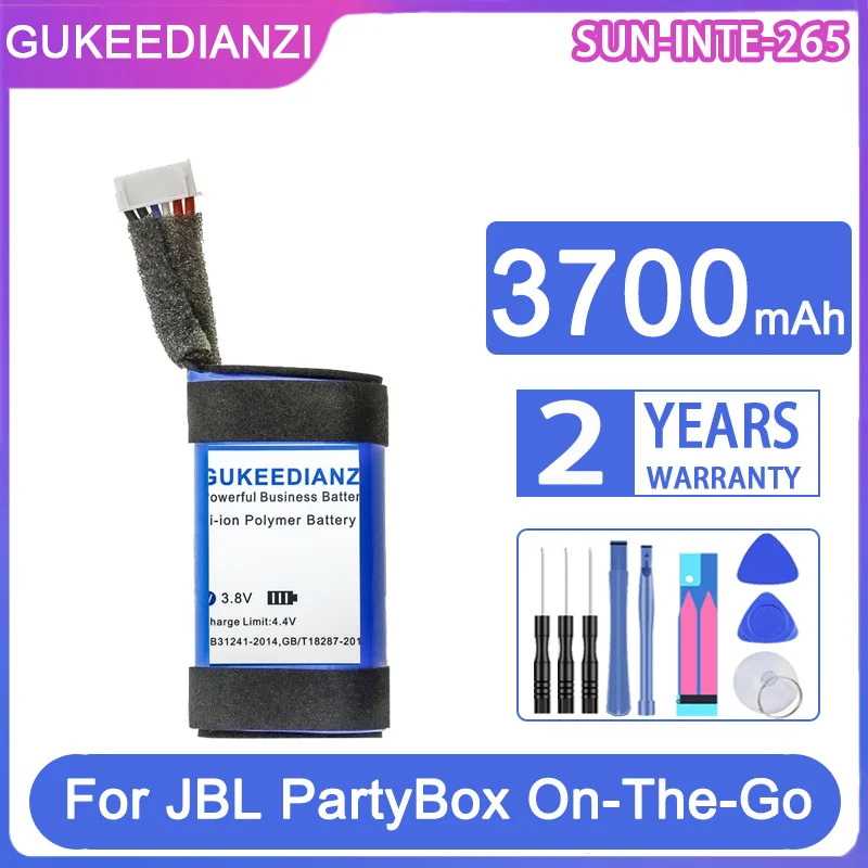 Gukeedianzi Batteria Di Ricambio Sun-Inte-265 3700Mah Per Jbl Party Box On-The-Go Speaker
