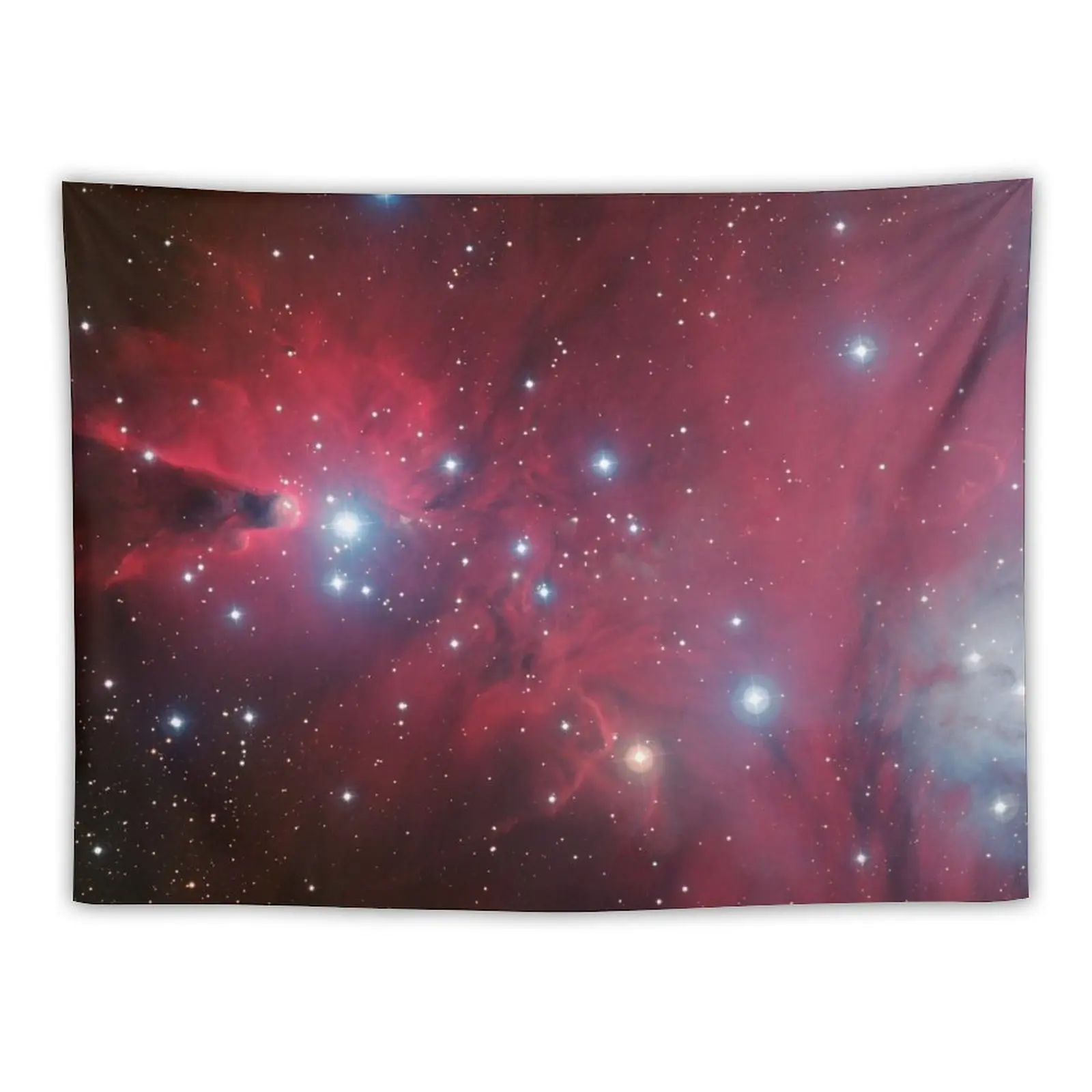 Albero Di Natale Cluster E Ngc 2264 Red Stars Nebula In Monoceros Constellation Eso Space Telescope Picture Hd High Qua Arazzo