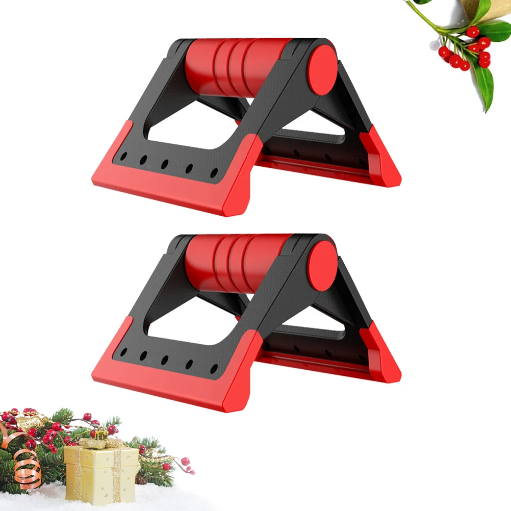Staffa Push-Up Pieghevole Uso Domestico Supporto Push-Up Fitness Push-Up Rack Push-Up Bar (Rosso)