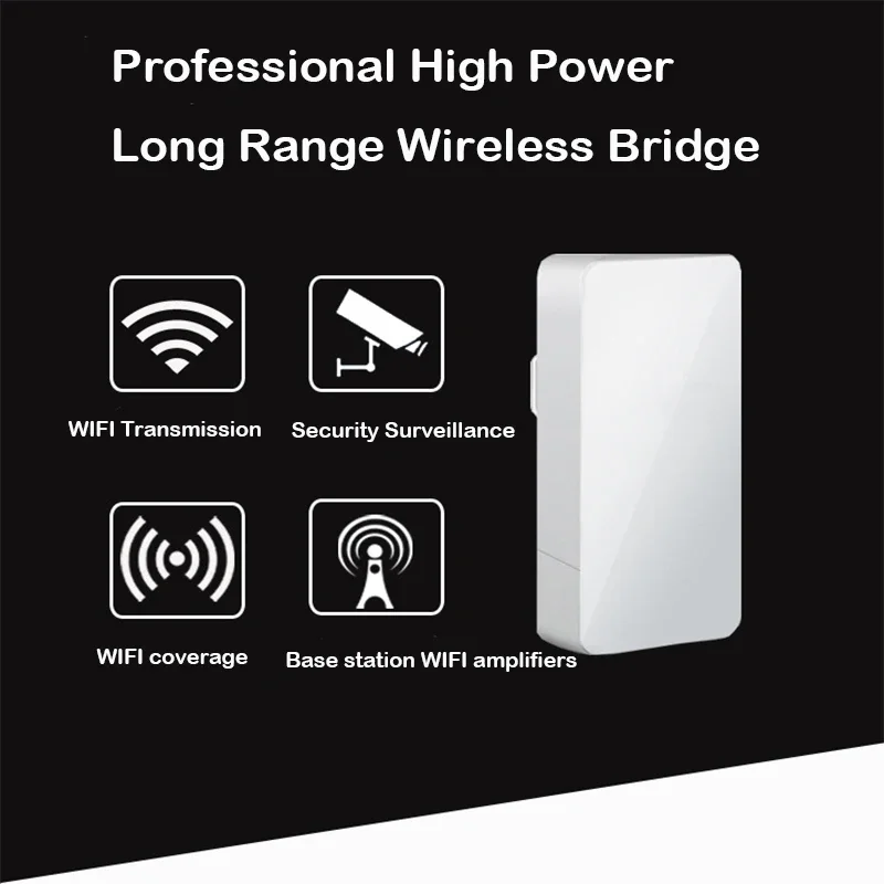 5.8G Wifi Bridge Outdoor Cpe 2.5Km Router Wifi Punto A Punto Per Telecamera Ip Router Wifi Wireless Extender A Lungo Raggio