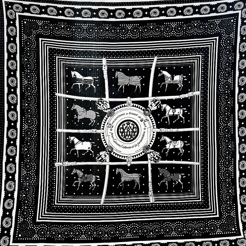 Sciarpa Di Seta Di Cashmere Gigante Di Lusso, Sciarpa Di Cashmere Da 130Cm, Sciarpa Di Seta Arrotolata A Mano, Sciarpa Di Cashmere Di Lusso