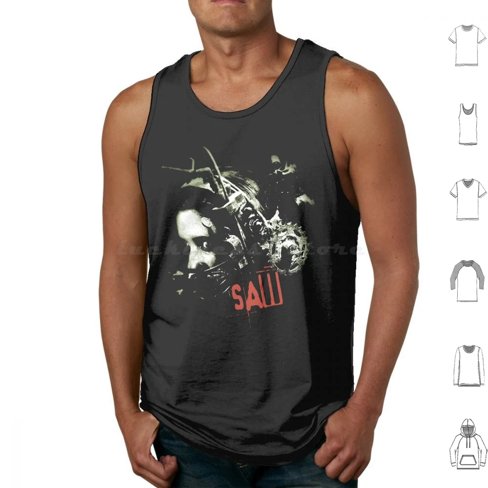 Saw Horror Movie Retro Tank Tops Print Cotton Saw Saw Film Saw Movie Theater Movie 2023 Movie Retro Saw Movie Retro