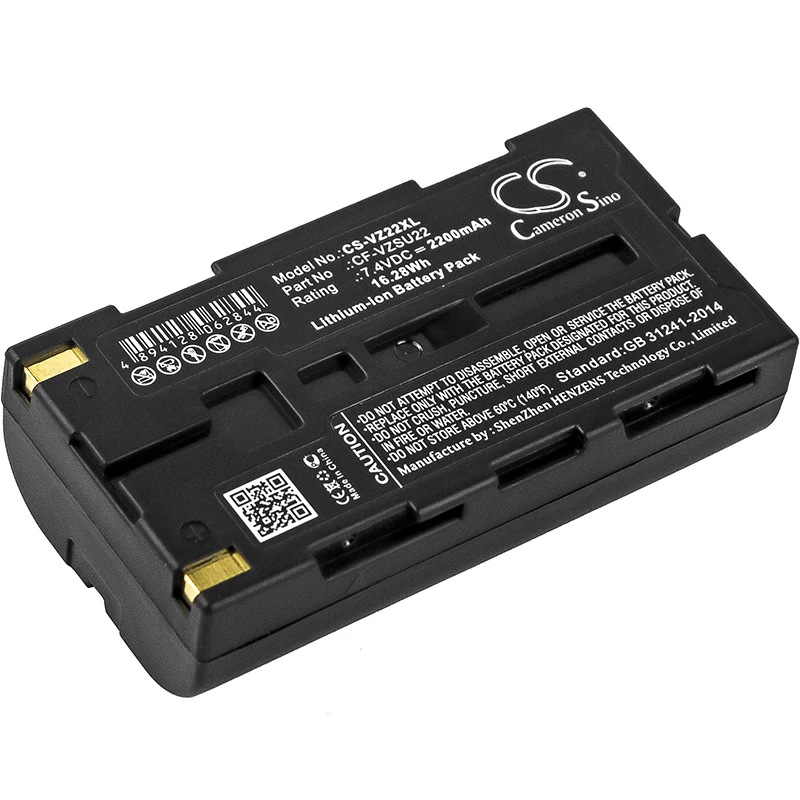 Pda, Pocket Pc 2200Mah / 16.28Wh Batteria Per Nec T2Ur18650F-5928 Panasonic Cf-Vzsu22 Toa Electronics Bp-900 Bp-900Ul Ts-800 900