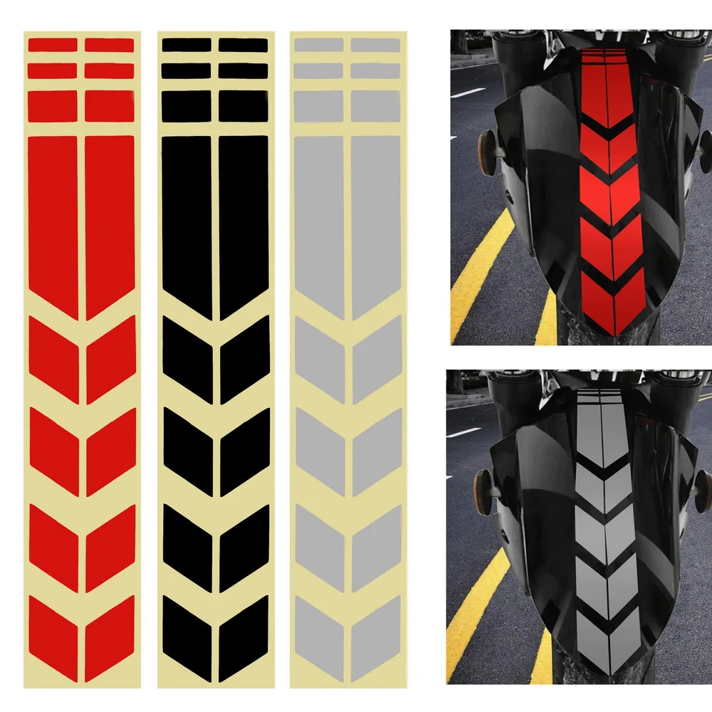 Parafango Decorativo Adesivo Riflettente Moto Per Suzuki Gsxr1100 Gsxr400 Gt250 Gt550 Rg500 Rgv