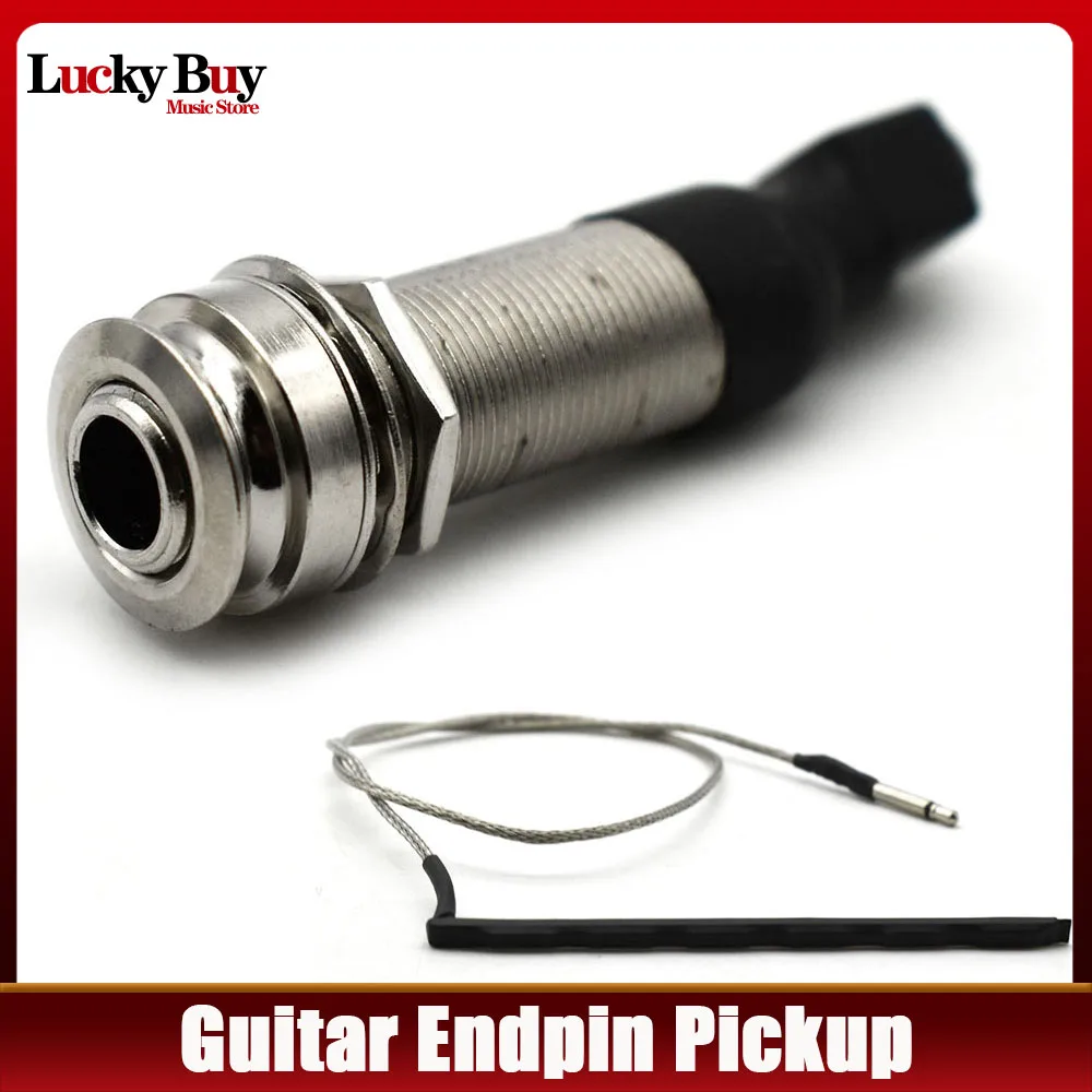 Folk Acustica Ukulele Pickup Per Chitarra Pick-Up Piezo Cable Stick 6.35Mm End Pin Jack Under-Saddle Folk Uk Guitar Stick Pickup