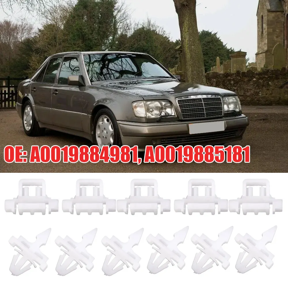 30Pcs Modanature Per Porte Laterali Per Auto Trim Clips Fastener Accessori Per Auto Muslimate A0019885181 Per Acco 190 W201 W124 A124 S124