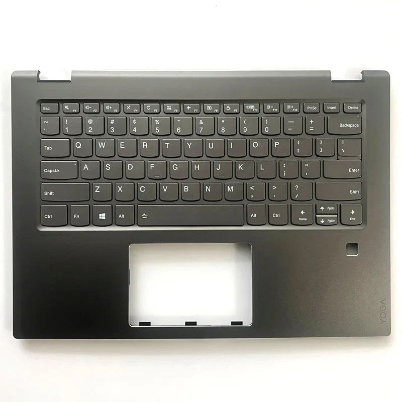 Nuovo Per Lenovo Flex 5 Flex 5-14 Yoga 520/70-14 520-14Ikb Muslimupper Palmrest Top Case Cover Tastiera Lunetta Nera