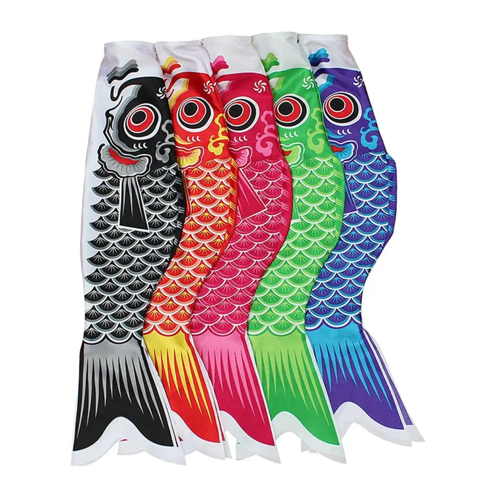 40Cm-100Cm Carp Windsock Tradizionale Giapponese Carp Windsock Hanging Home Decoration Fish Flag Festival Carp Windsock Streamer