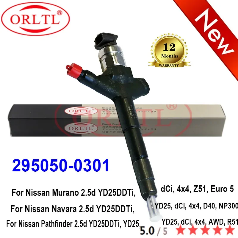 Nuovo 295050-0301 2950500301 Iniettore Di Alta Qualità 295050 0301 Per Nissan Muran Navara 2.5D Yd25Ddt Pathfinder