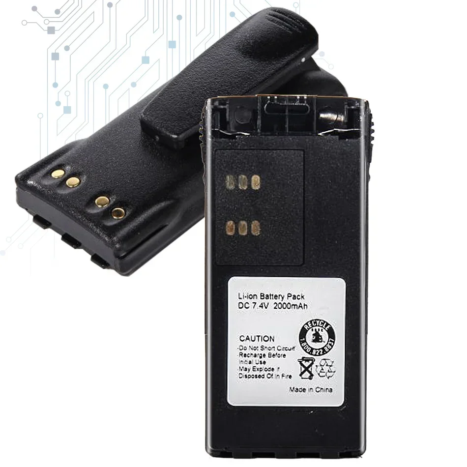 Batteria Hnn9013 (Gp340) 2000Mah Per Motorola Gp320, Gp328, Gp338, Gp340, Gp360, Gp380 Walkie Talkie Batteria