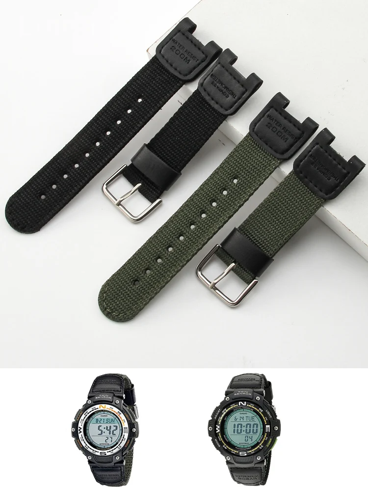 Per Gshock Casio Notch Cinturino Per Orologio In Nylon Ga-1000 Ga-1100 A1130 Sgw100 Interfaccia Con Tacca Dedicata Accessori Per Cinturini 24X12Mm