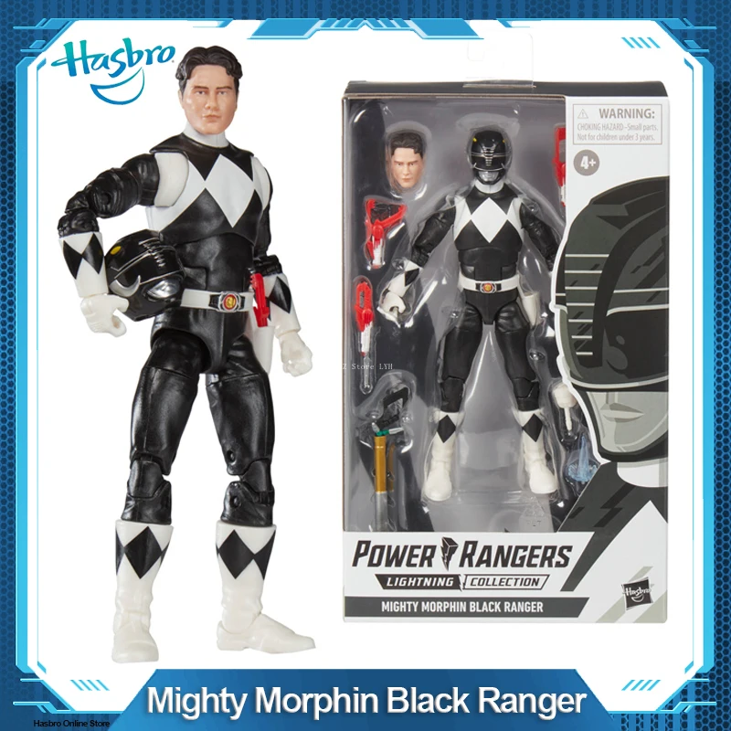 Sx Power Rangers Lightning Collection Mighty Morphin Power Rangers Black Ranger Figure Con Accessori F4510