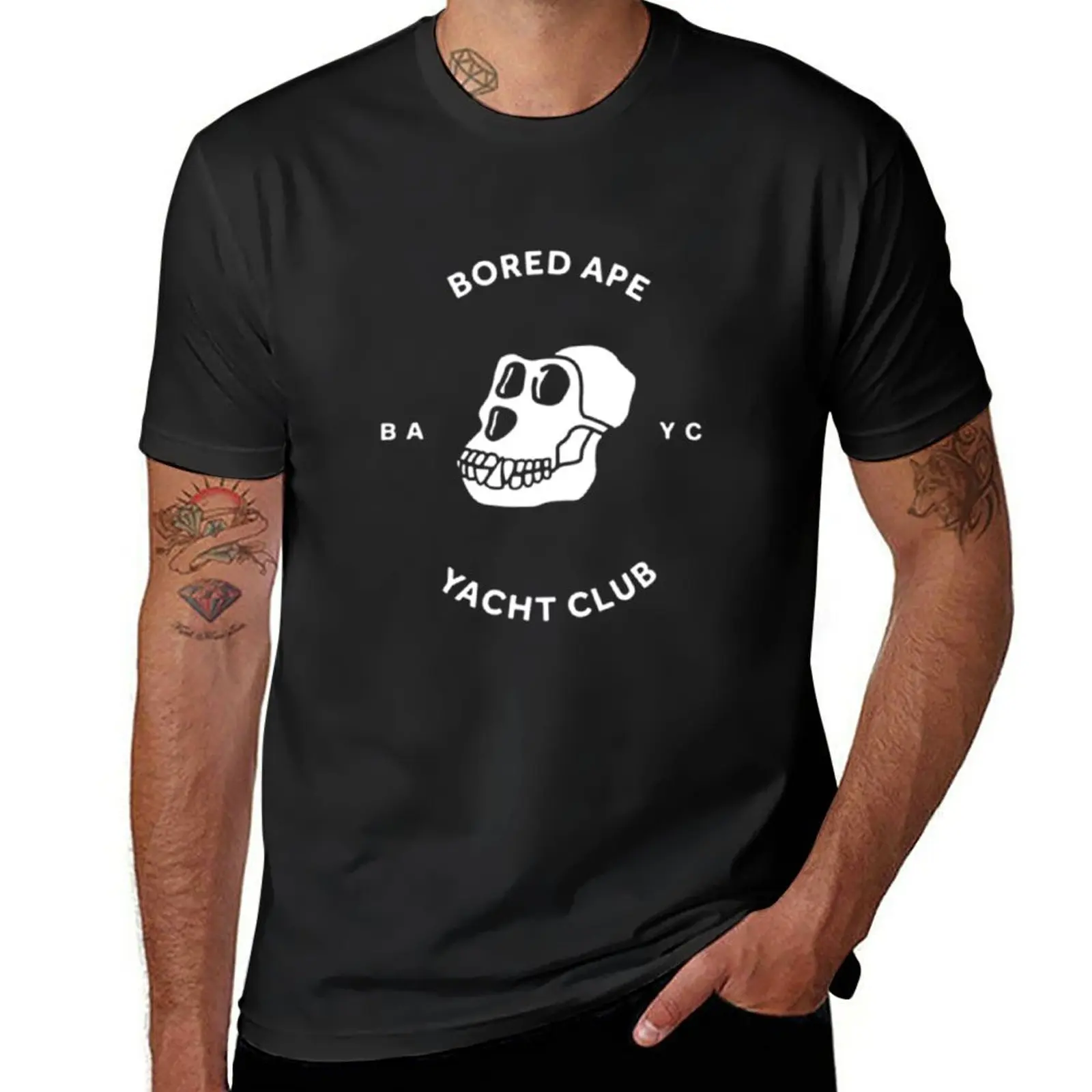 New Histed Ape Yacht Club T-Shirt Uomo Vestiti T-Shirt Oversize Abbigliamento Uomo