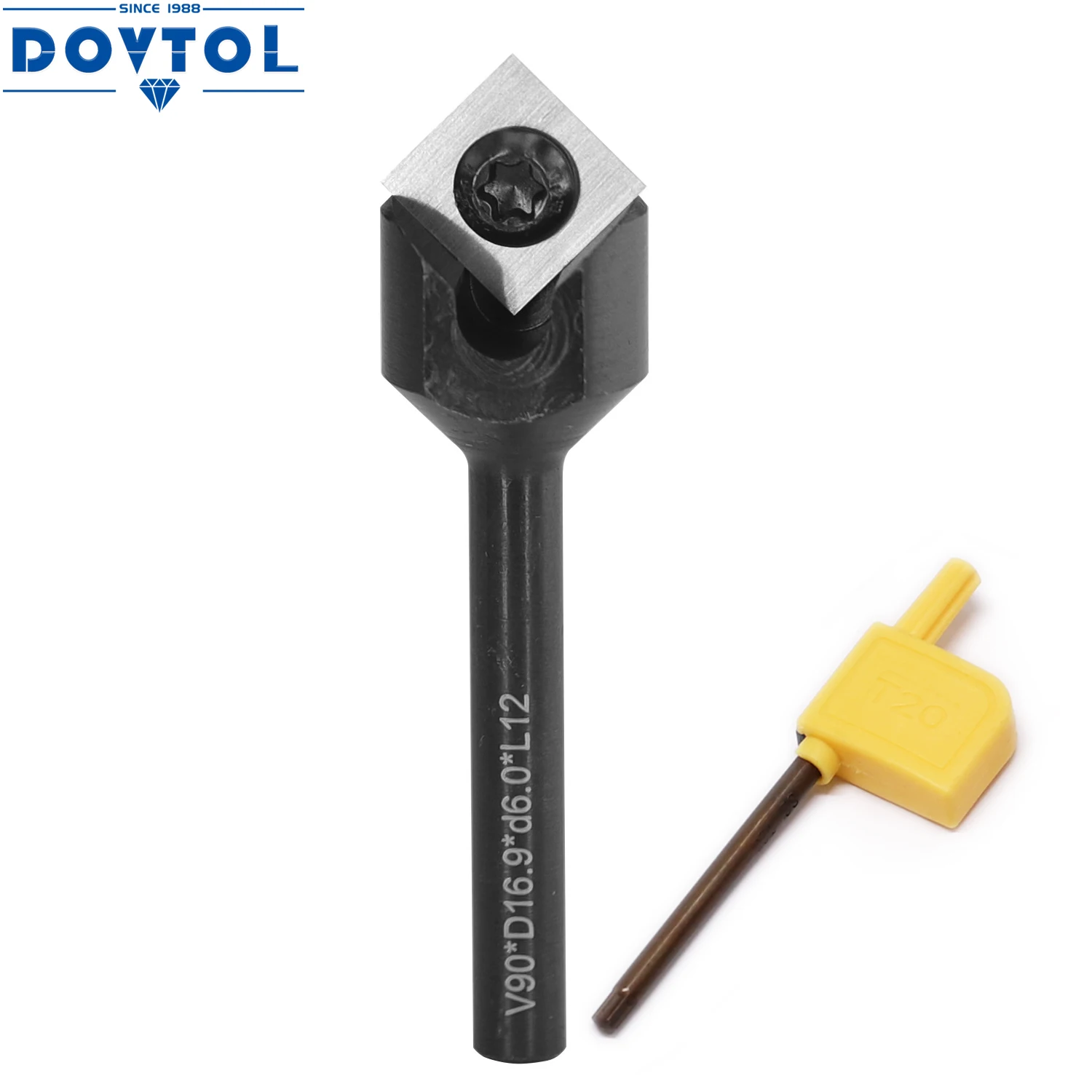 6Mm Shank V-Knife Router Bit It Incisione 90 ° Fresa Smussatura Slotting Cutter Slotting Cutter Fresa