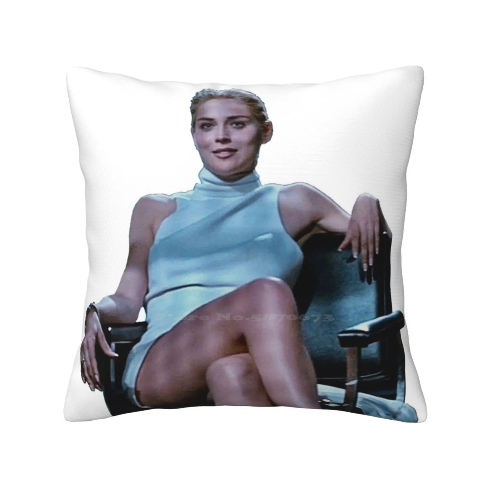 Man Eater Ii Sharon Stone Basic Instinct Funny Cute Decor Square Federa Sharon Stone Basic Instinct Anni '90 Film Pretty Blonde