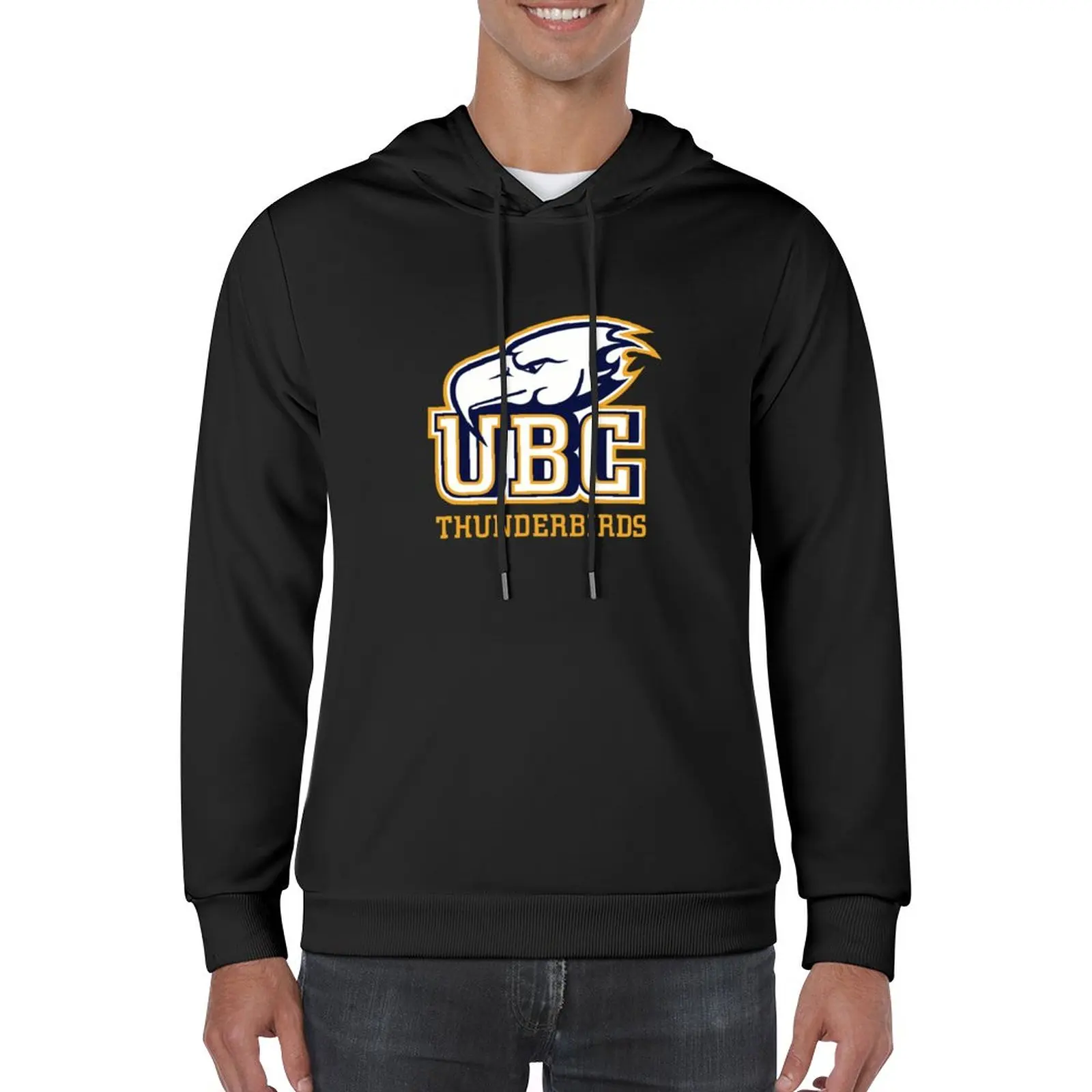 New Ubc Thunderbirds Icon Pullover Felpa Con Cappuccio Uomo Abbigliamento Moda Uomo Magliette Grafiche Uomo Felpa Con Cappuccio Oversize