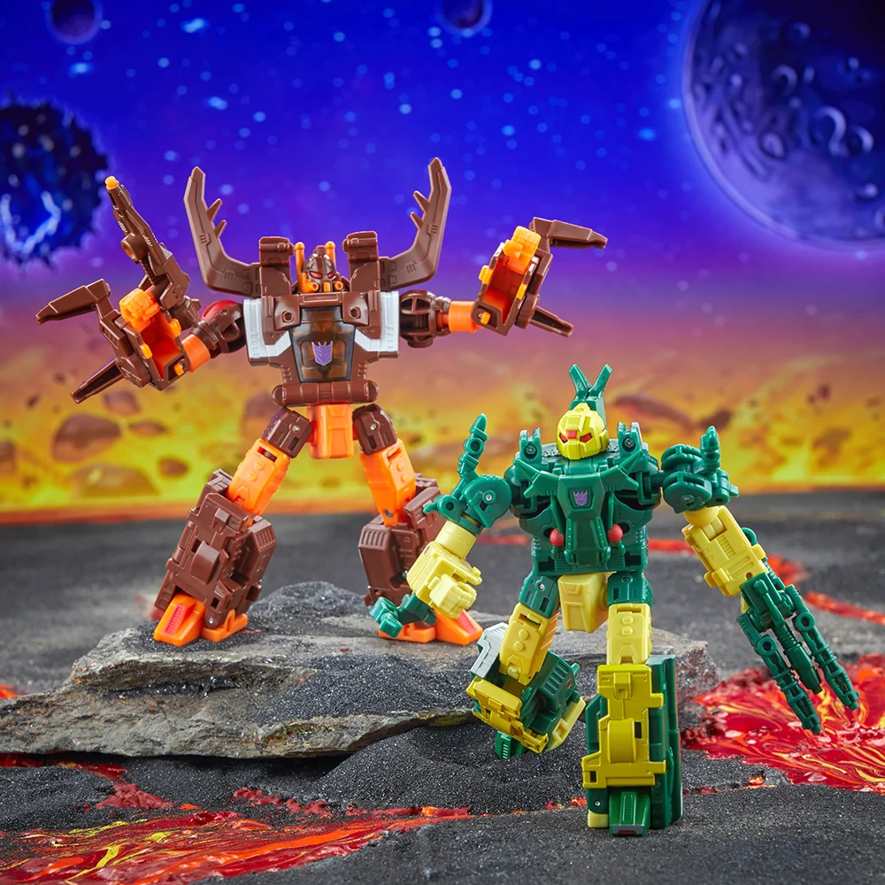 Original Transformers Legacy United Doom Destruction Collection Barrage & Chop Shop Set Da 3 Pezzi Anime Action Figure Model Toys
