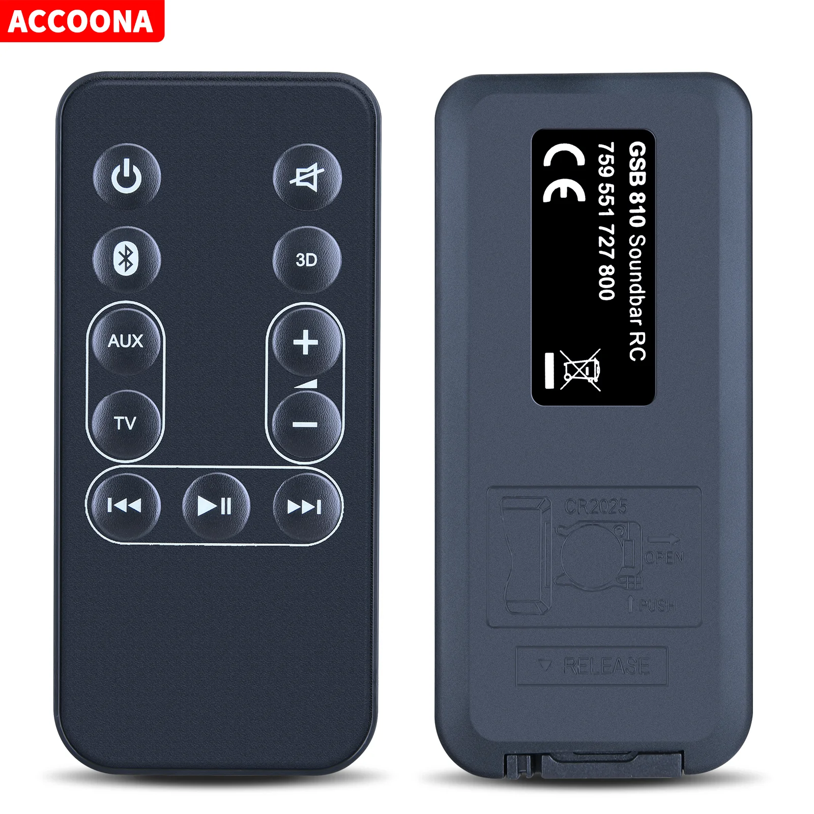 Telecomando Per Grunding Gsb 800 Gsb810 Gsb 810 Bluetooth Tv Soundbar Altoparlante Del Sistema Audio