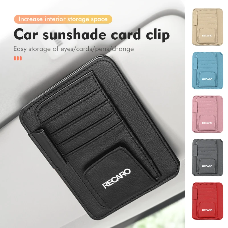 Organizer Per Visiera Parasole Per Auto Multi-Tasca Per Interni Auto Universale Per Recaro Nan