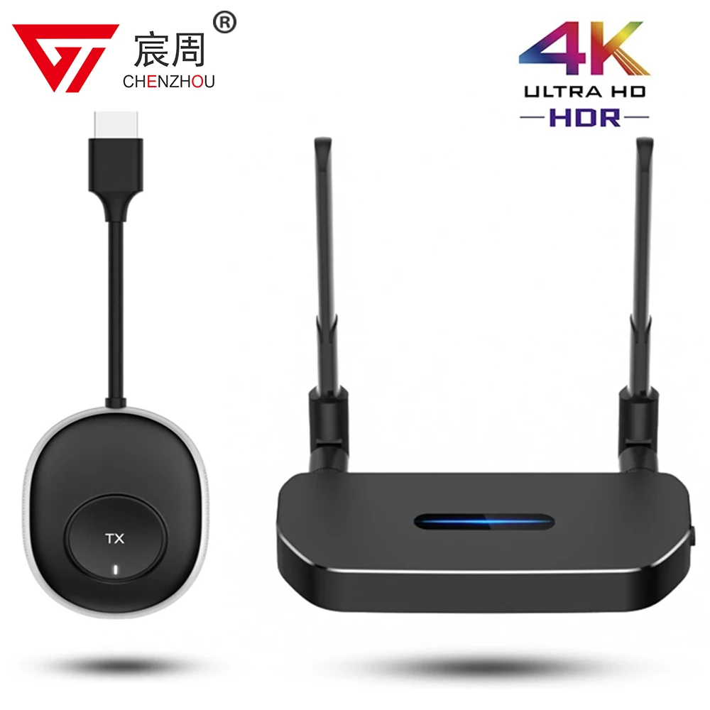 Wireless 4K Hdmi Video Trasmettitore E Ricevitore Extender Adapter Tv Stick Dongle Kit 1080P Per Tv Stick Monitor Proiettore Pc 50M