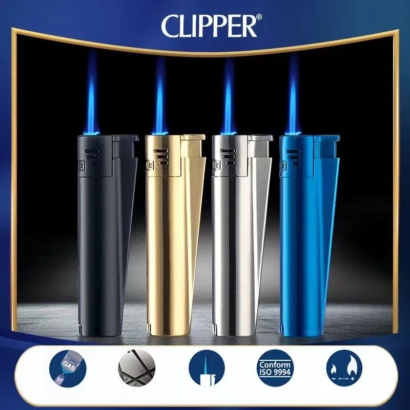 Spagna Original Clipper Metal Grinding Wheel Butano Gas Lighter Jet Torch Sigaro Accessori Per Fumatori Gadget Per Uomo Regali No Gas
