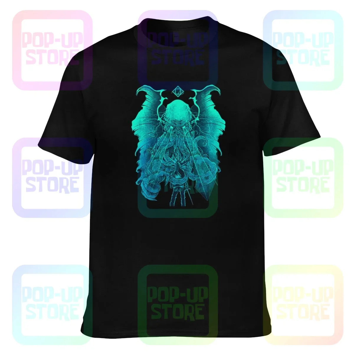Lightning Cthulhu Wars Horror Arkham H. P. T-Shirt Miskatonic Lovecraft T-Shirt Moda Casual