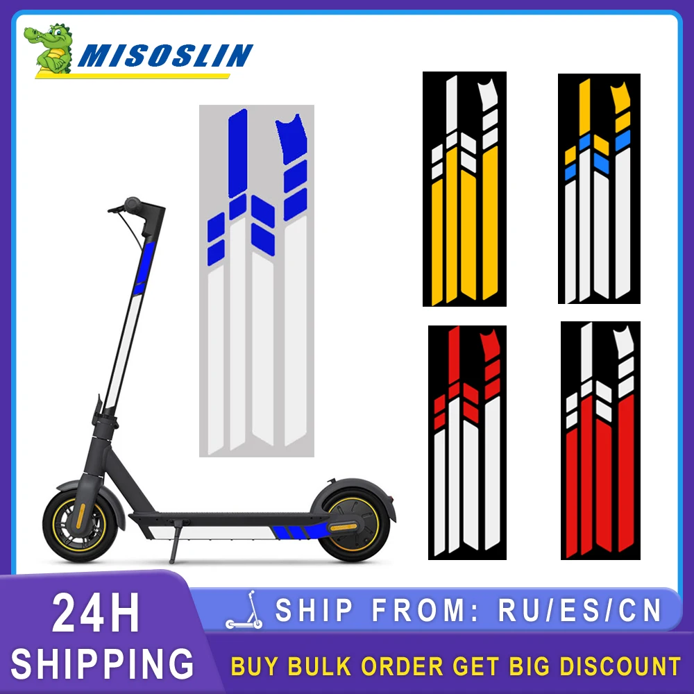 Adesivo Riflettente Per Segway Ninebot Max G30 G30 D Scooter Elettrico Corpo Fluorescente Decorare Avvertimento Notturno Carta Adesiva Sicura