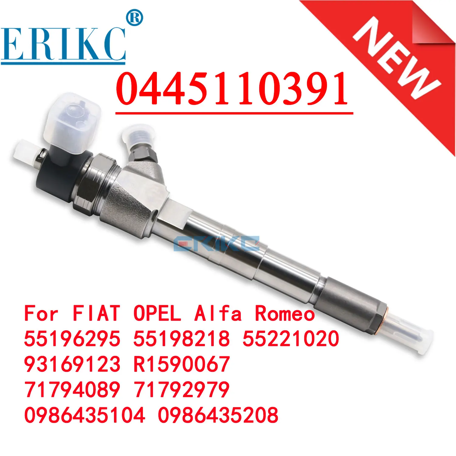 0445110391 Iniettore Common Rail 0 445 110 391 Iniezione Diesel 0445 110 391 Per Fiat Opel Romeo Vauxhall 0986435104 0986435208