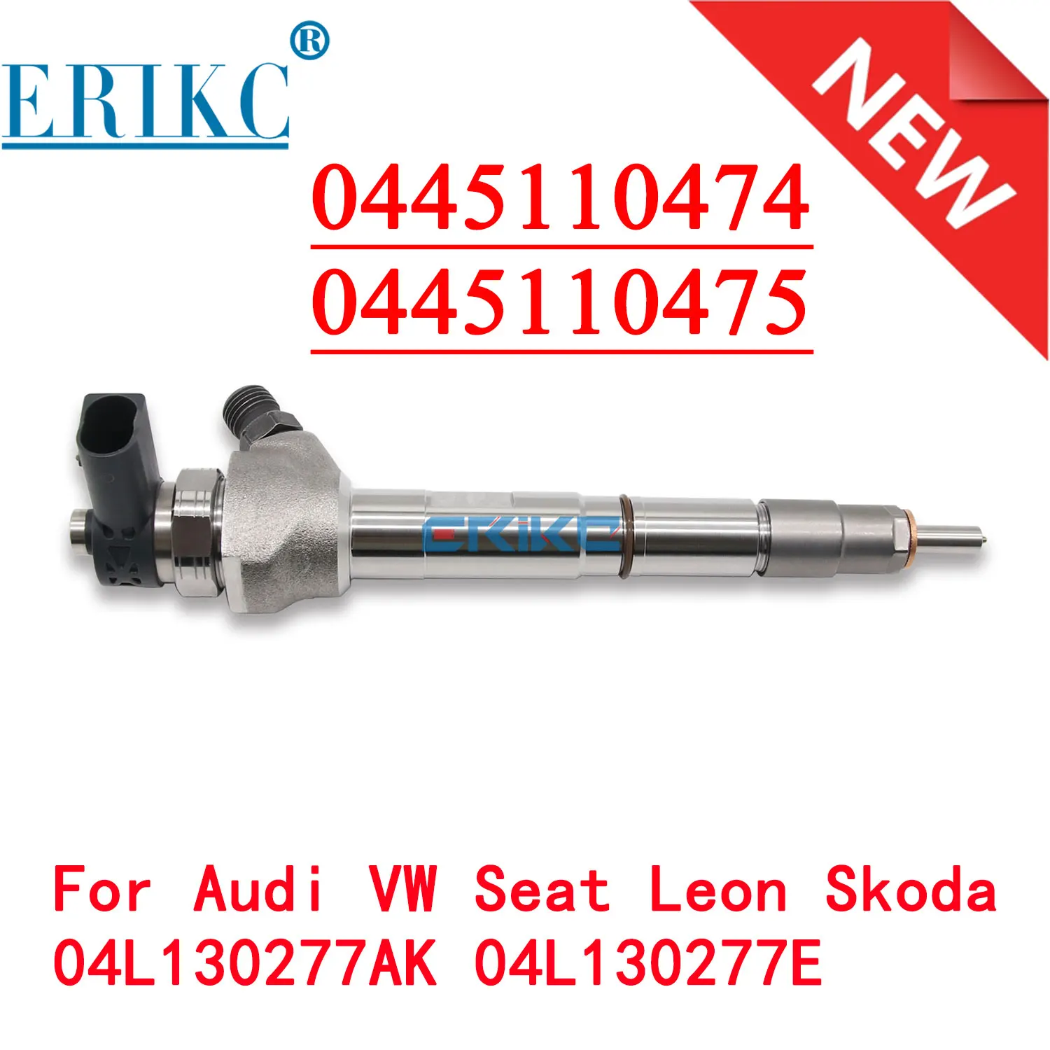 0445110474 0445110475 Iniettore Common Rail Carburante 04 L130277Ak 04 L130 277E Per Audi Vw Seat Leon Skoda 04L 130277Ak 04L 130 277E