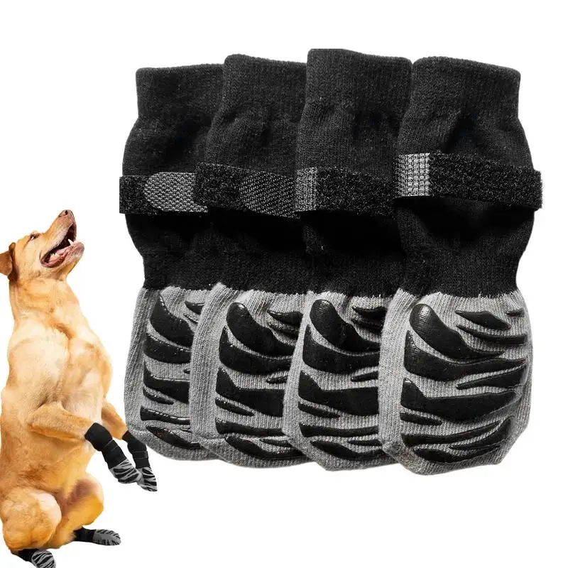 Calzini Antiscivolo Per Cani Calzini Antiscivolo Per Zampe Di Cane Calzini Regolabili Per Cuccioli Di Cane Calzini Con Impugnatura Per Cani Protezioni