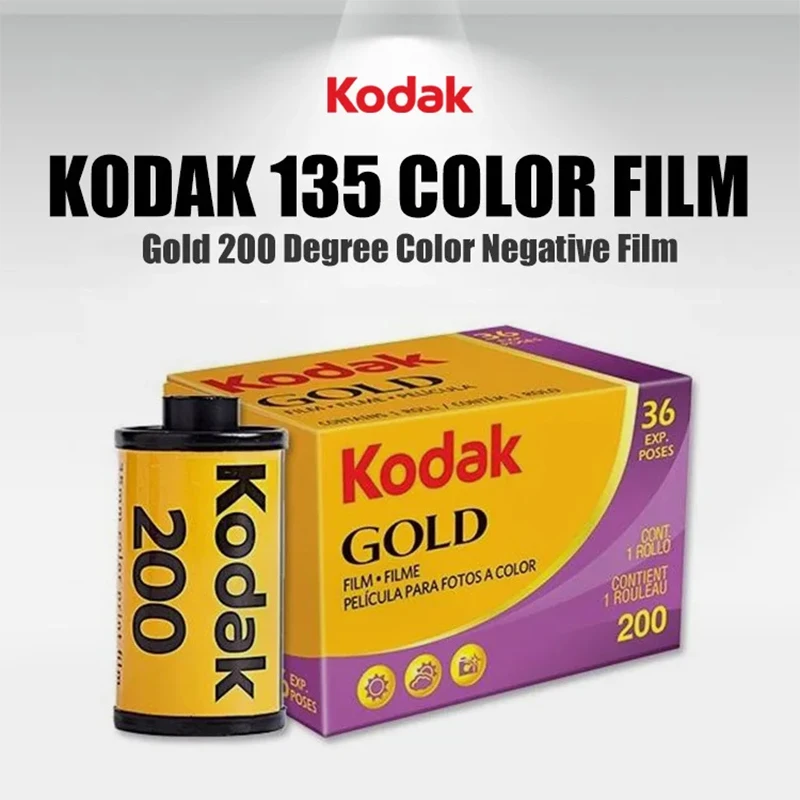 1/2/3/5 Rotoli Kodak Gold 200 36 Esposizione Per Rotolo 35Mm Film Per Kodak M35 / M38 /H35 /H35N Film Camera 135 35Mm Classic Film