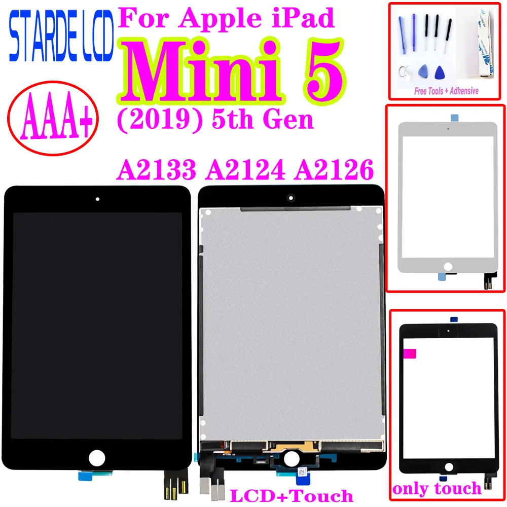 Per Ipad Mini 5 Display Lcd Touch Screen Per Ipad Mini 2019 Mini5 5Th Gen Lcd Touchscreen Matrix Digitizer A2124 A2126 A2133