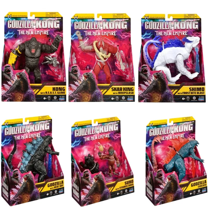 Genuine Empire Godzillakong Giunti Mobili Action Figure Skar King Shimo Titanus Notebook Model Toys Raccogliere Ornamenti Regali Per Bambini