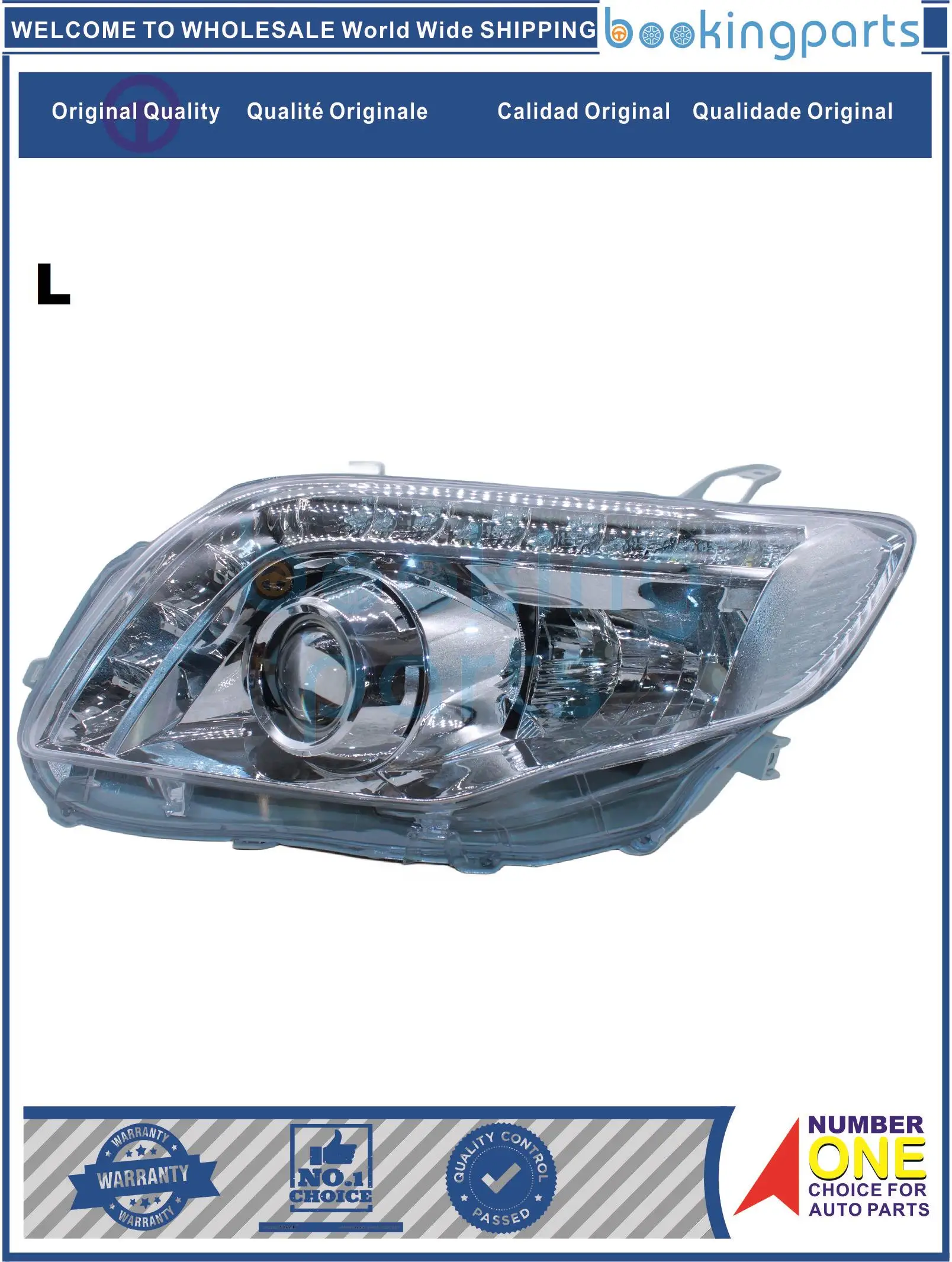 Hea50184(L), Faro Anteriore Per Toyota Corolla Axio 08 [Led]