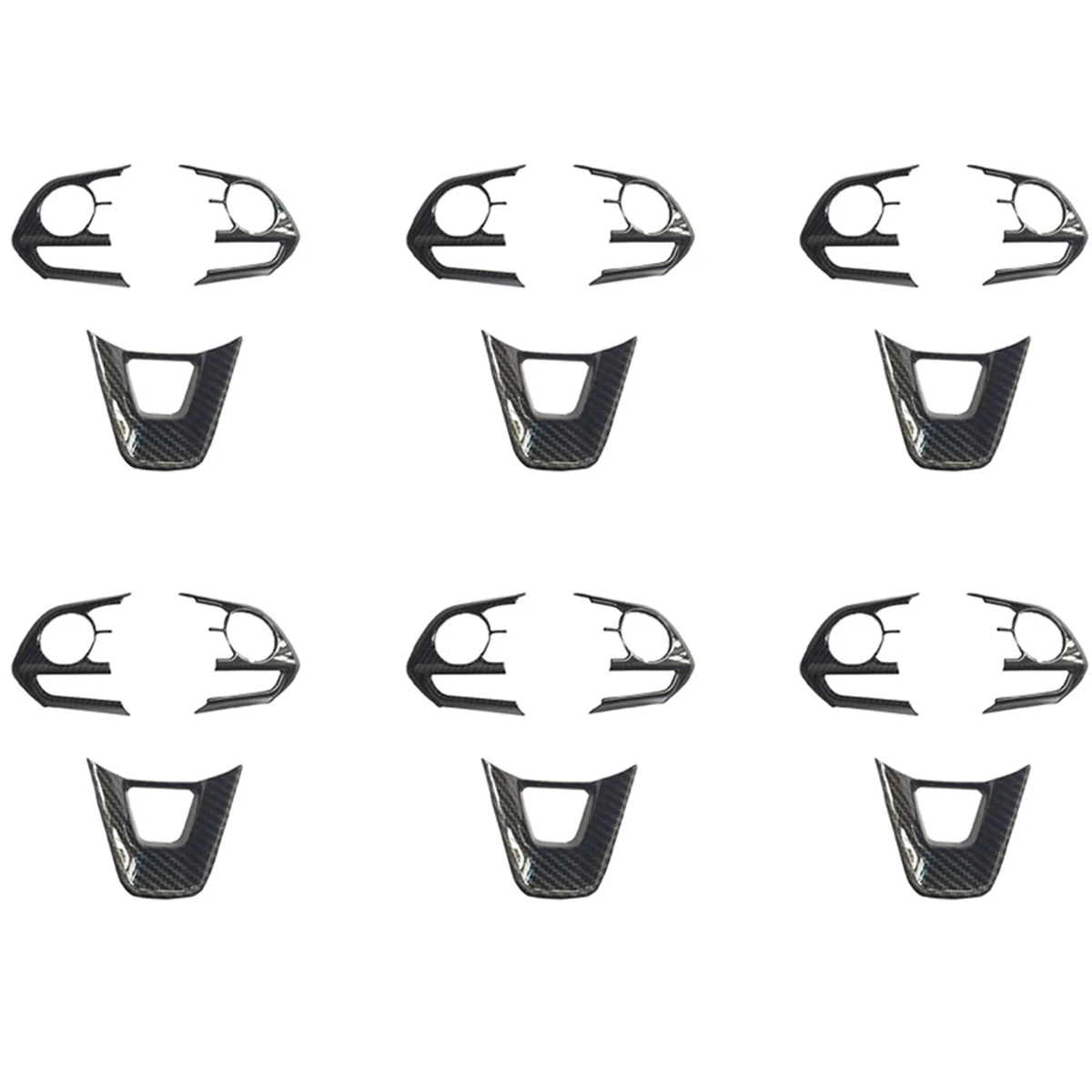 Coprivolante Per Auto Decorazione Trim Accessori Interni Per Toyota Corolla 2019-2020 Abs 18 Pezzi