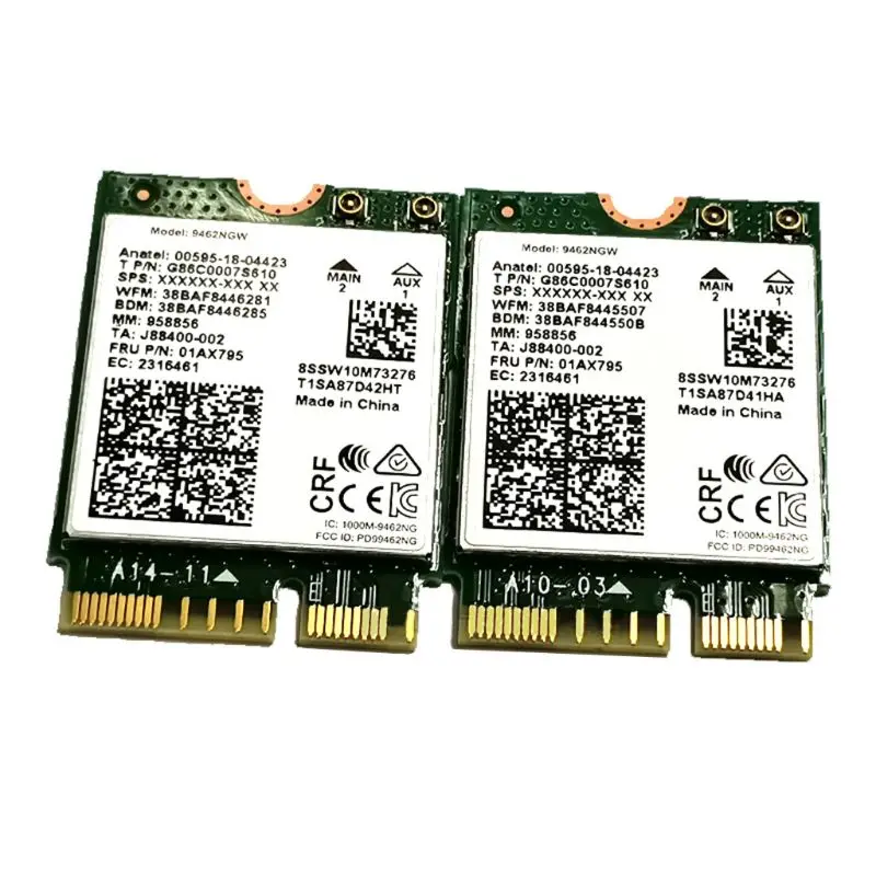 Scheda Wifi 9462 Ngff Wireless 802.11Ac Per M.2 Per Annuncio Rete Scheda Wifi Key E